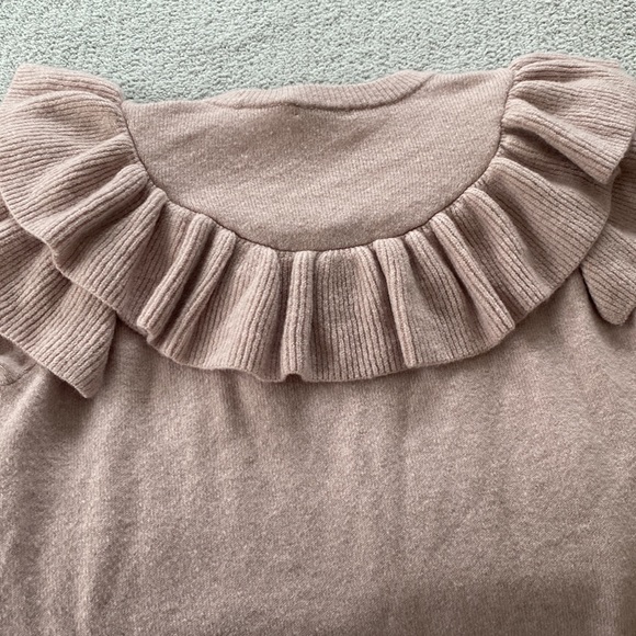 NWT Madewell Ruffle Sweater - Picture 4 of 6